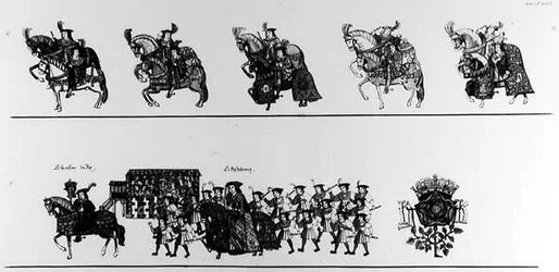 Een processie naar het steekspel